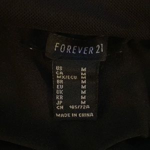 Forever 21 Lettuce-Edge Mesh Midi Skirt